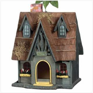 Thatched Cottage Birdhouse