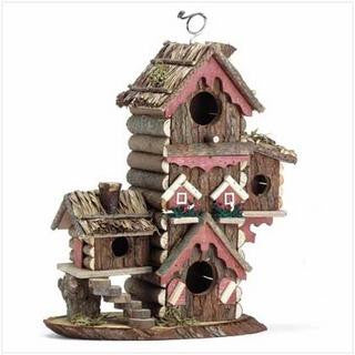 Rustic Gingerbread Style Bird House