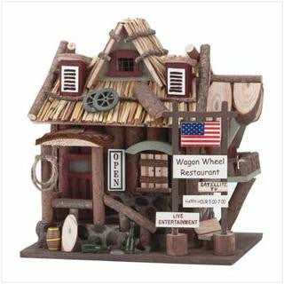 Wooden Restaurant  Bird House