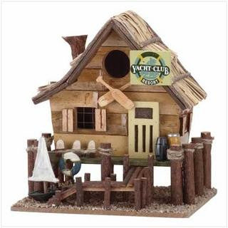 Wooden Yacht Club Bird House