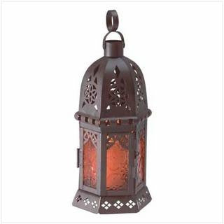 Moroccan Candle Lantern 10"