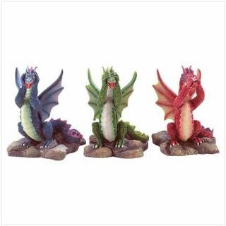 Speak Dragon Figurines