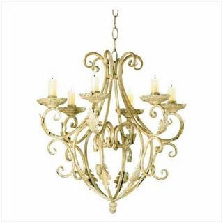 Wrought Iron Candelier