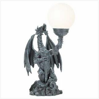 18" Dragon Globe Lamp