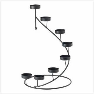 Metal Spiral Candle Holder