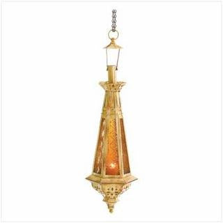 Amber Candle Lantern