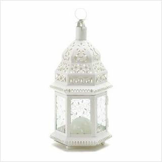 White Moroccan Lantern