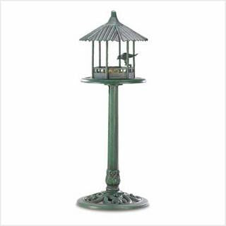 Verdigris Gazebo Birdfeeder