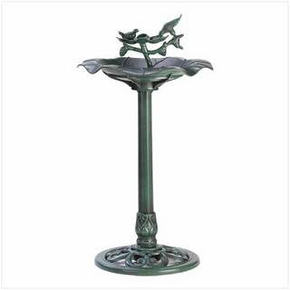 Verdigris Birdbath